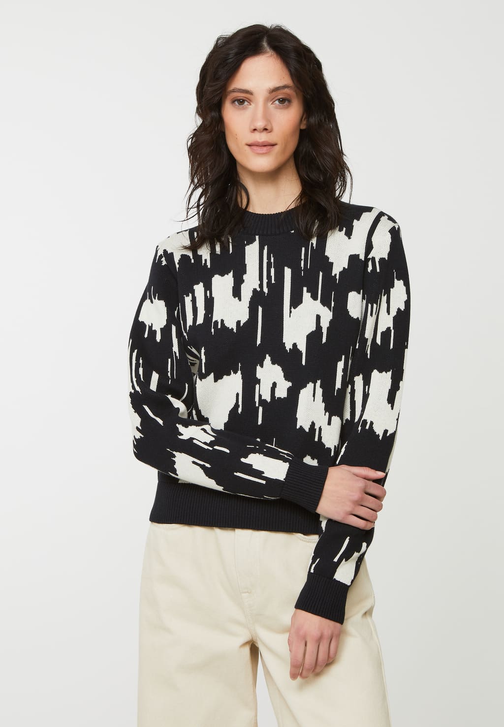 Pullover PEPPER PATCHES - black