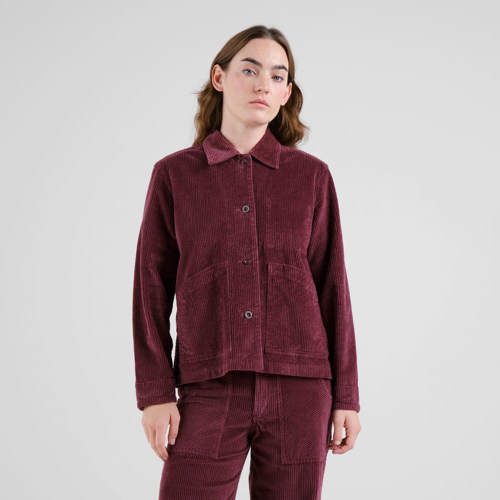 Jacket STIBY - corduory red
