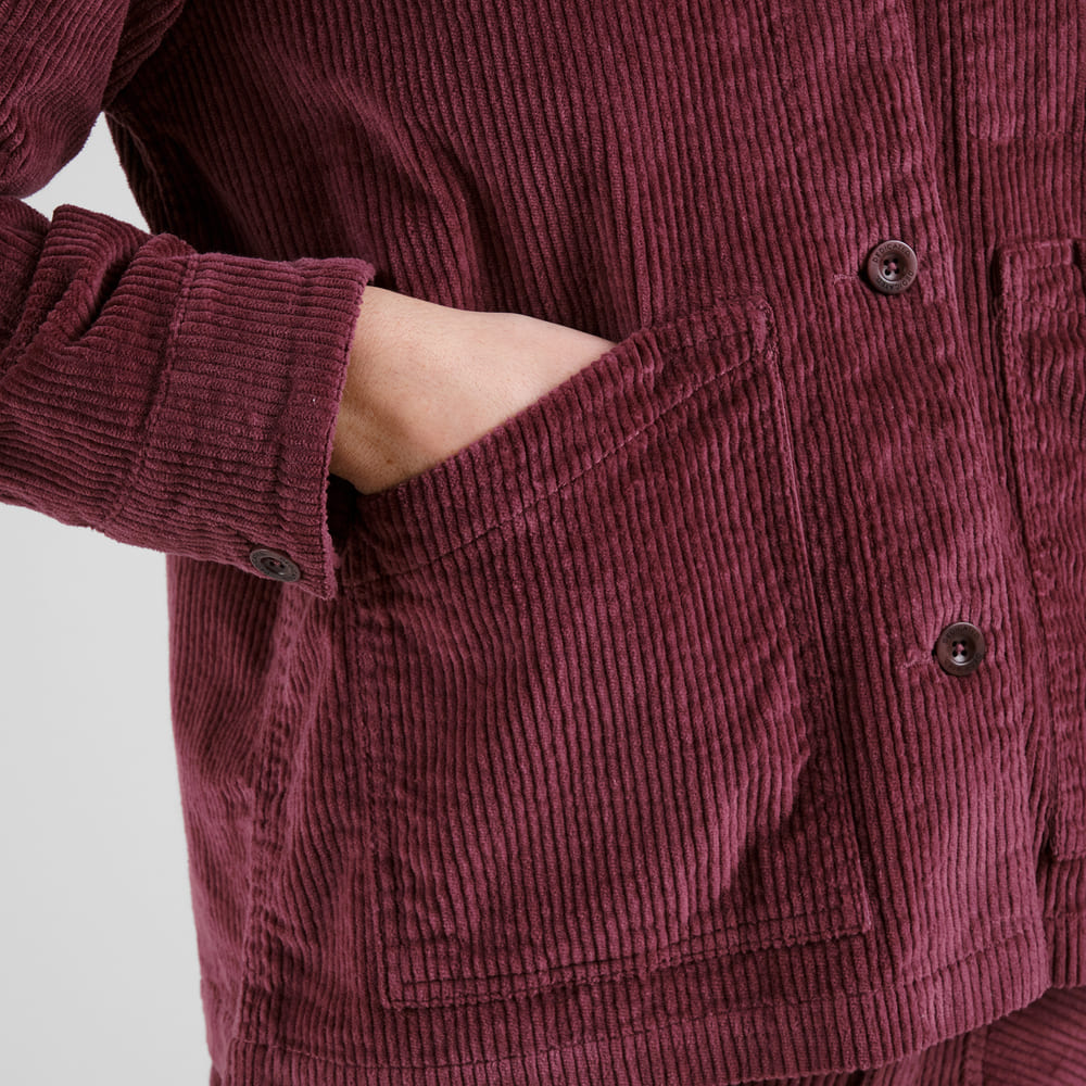 Jacket STIBY - corduory red