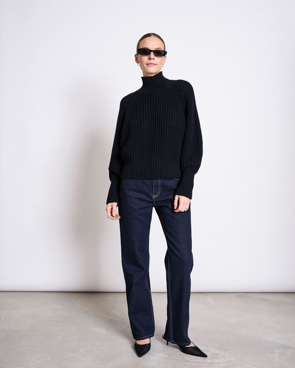 Jumper OLA WOOLY - black