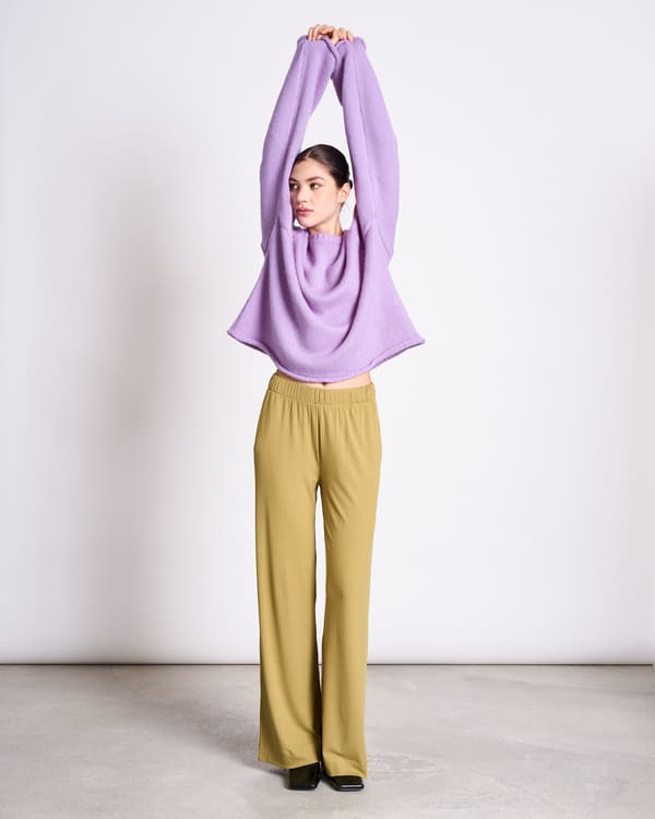 Jumper SONA WOOLY - lavender