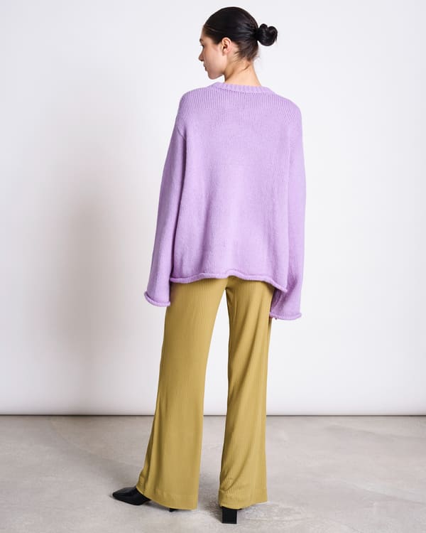 Jumper SONA WOOLY - lavender