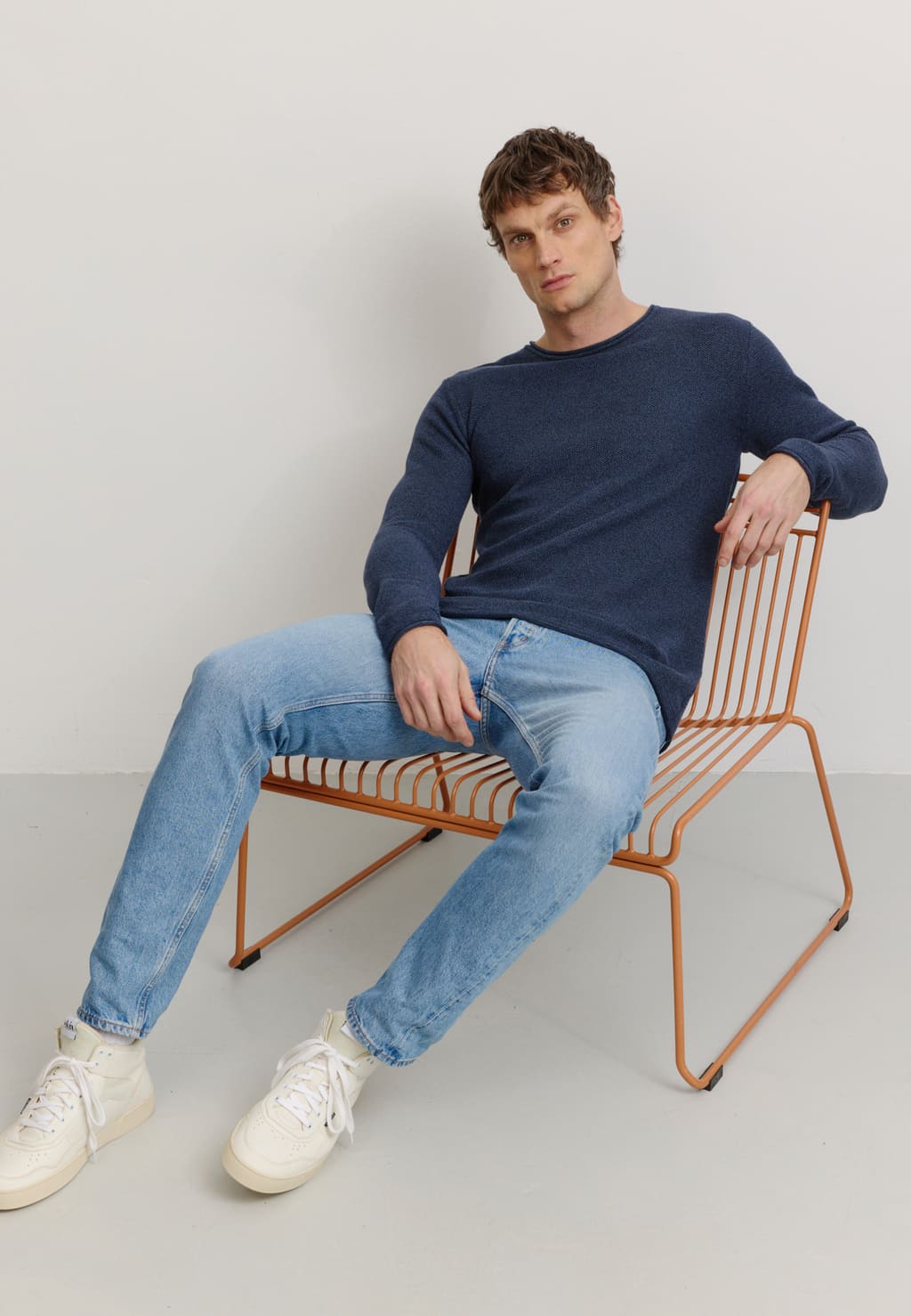 Pullover Men EUKALYTUS- blue