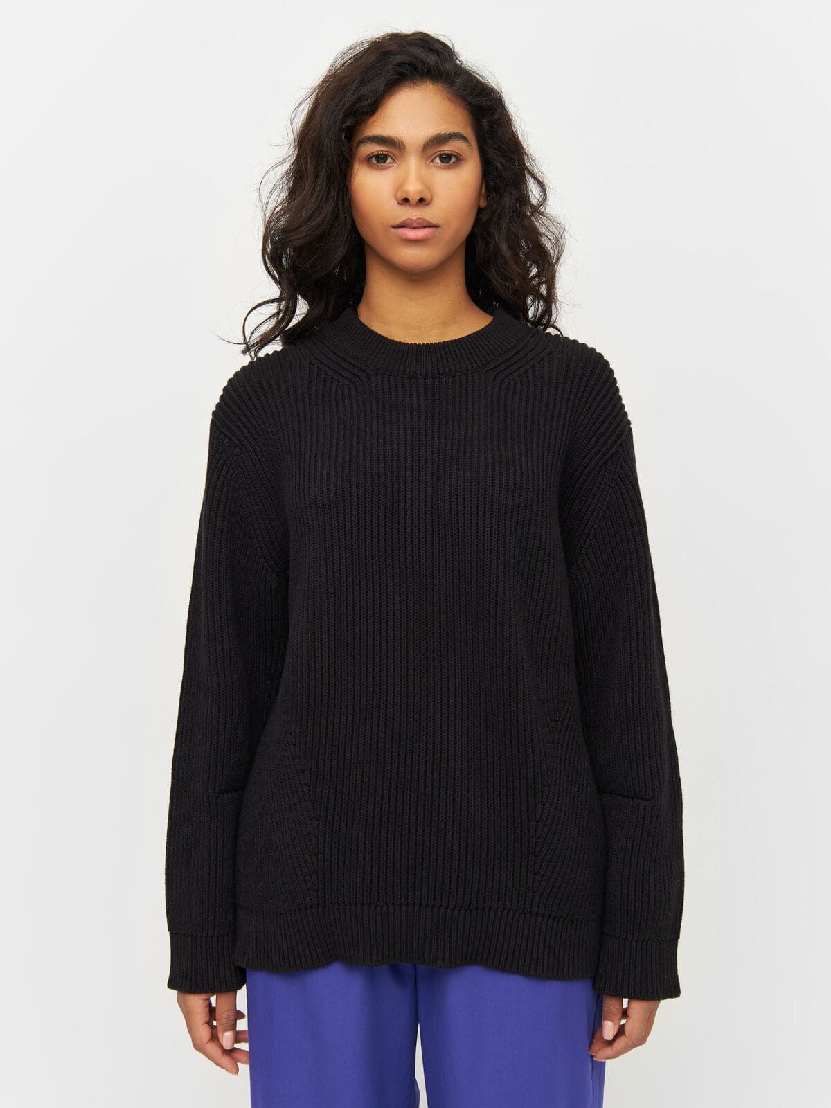 Pullover HEAVY KNIT - black