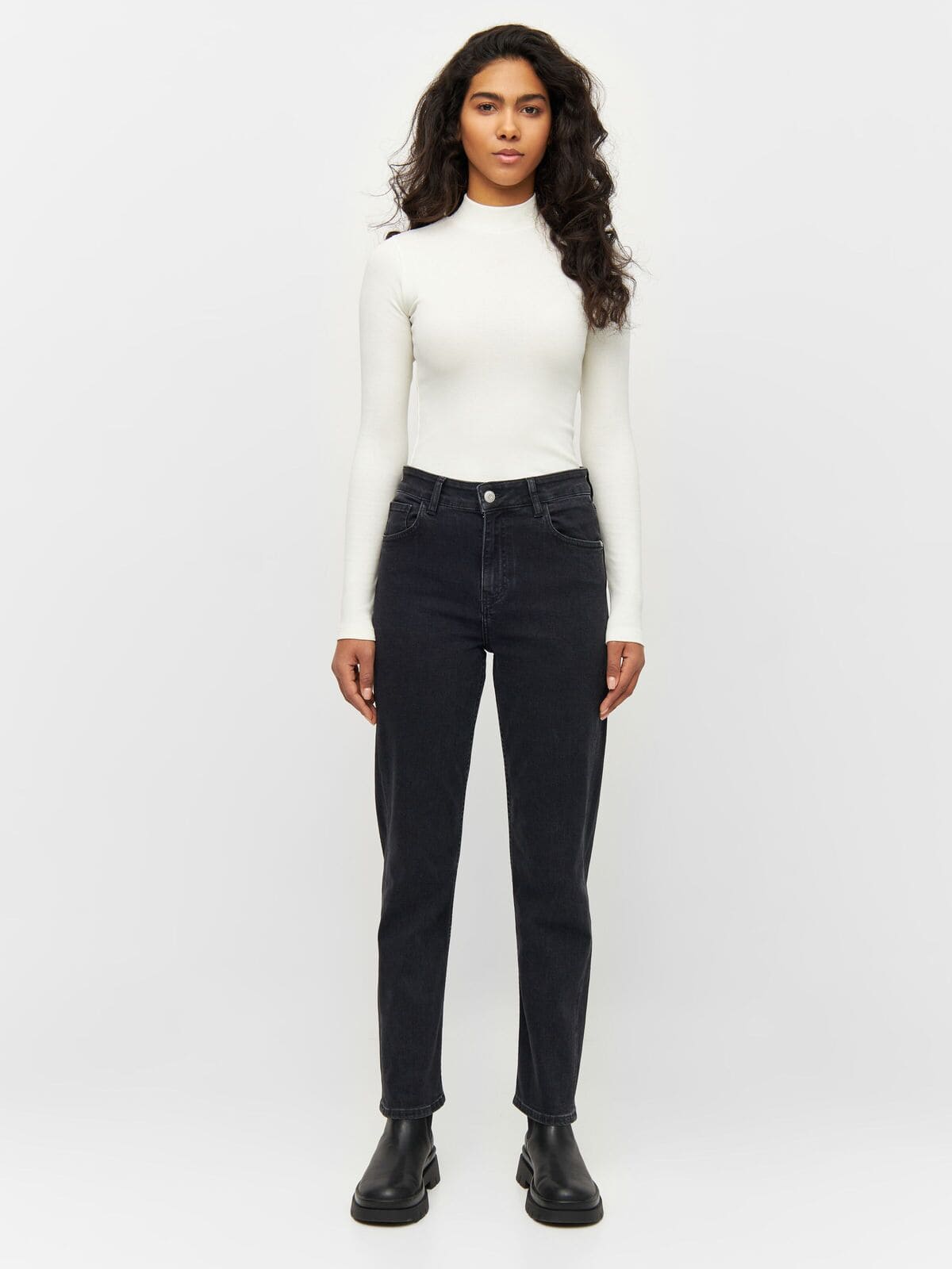 Mom Jeans IRIS - black