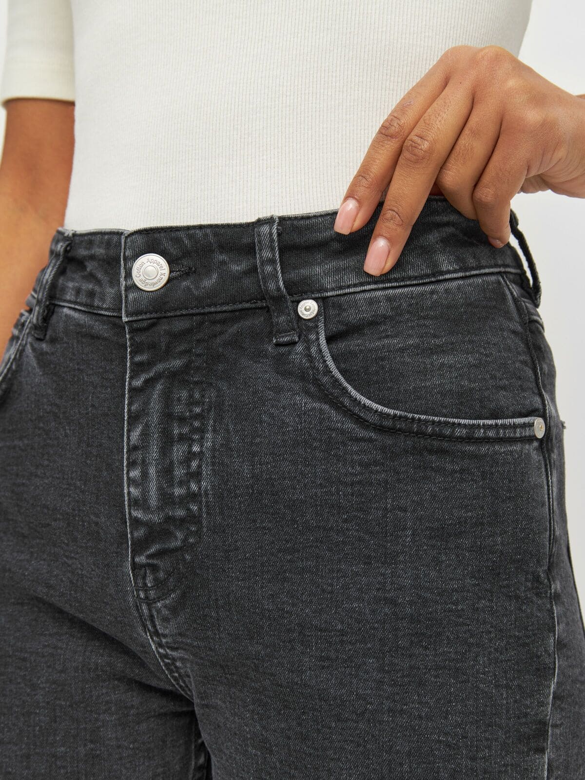 Mom Jeans IRIS - black