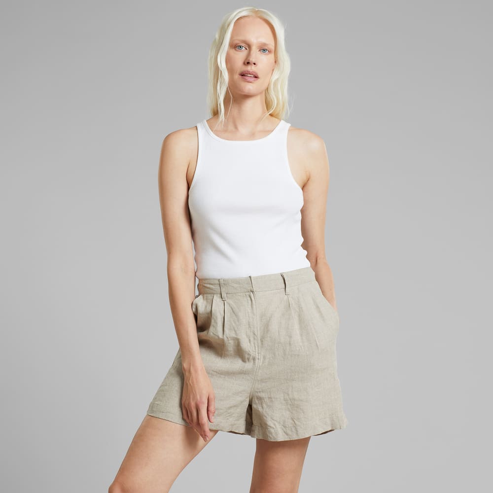 Shorts DJUPVIK - linen ecru