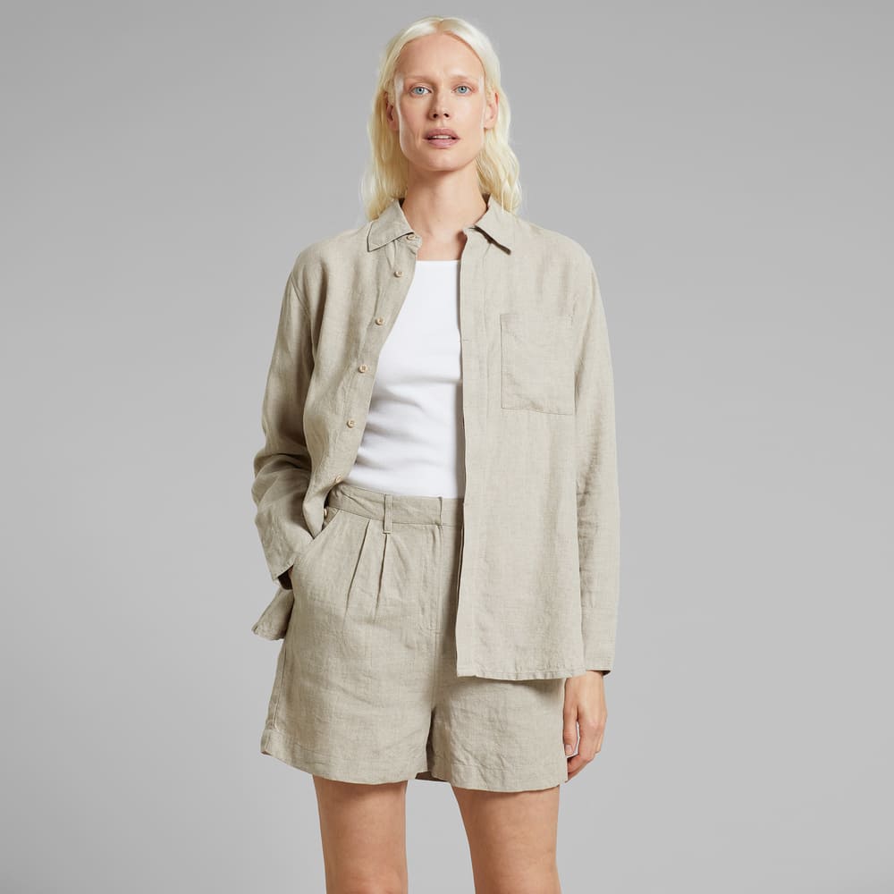 Shorts DJUPVIK - linen ecru