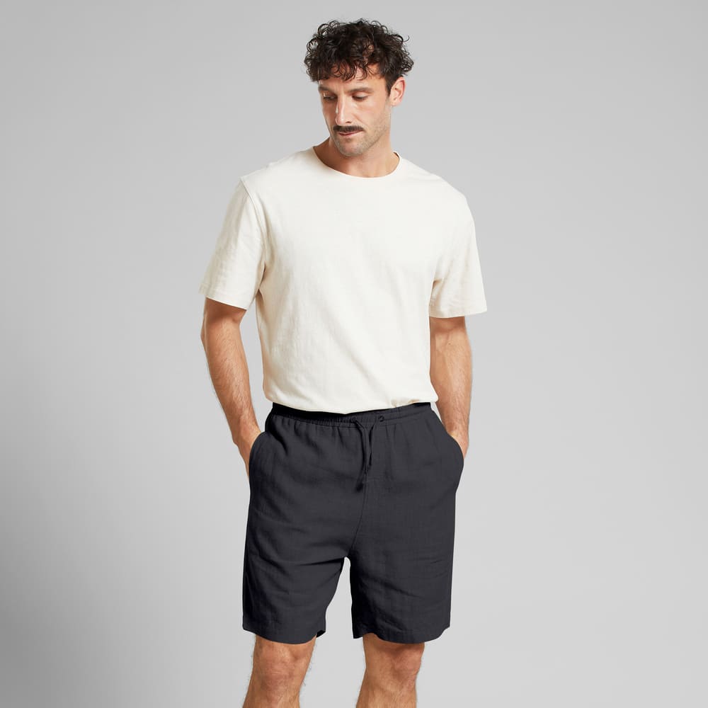 Shorts VEJLE - linen black