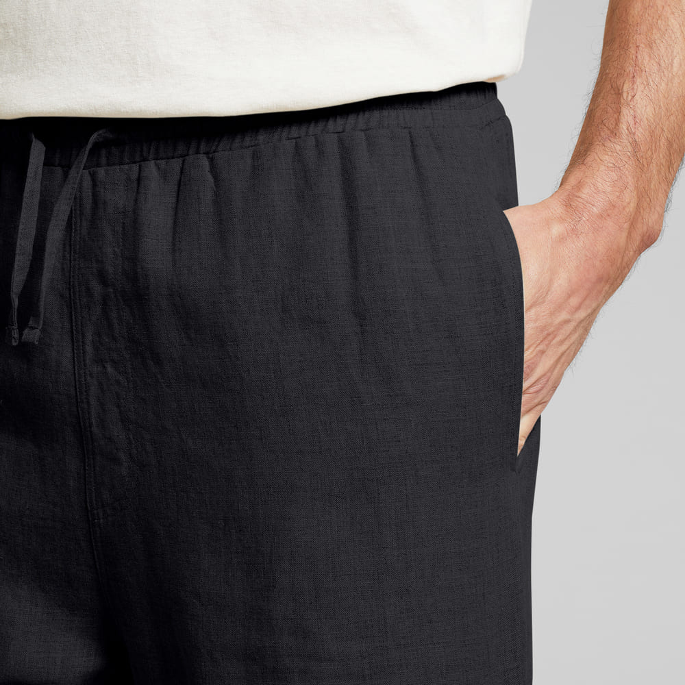 Shorts VEJLE - linen black