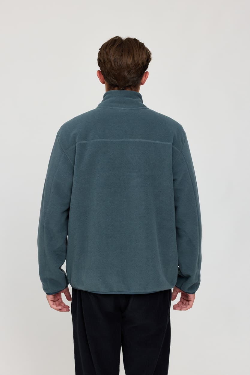 Fleece Jacket HALLOCK - steel blue