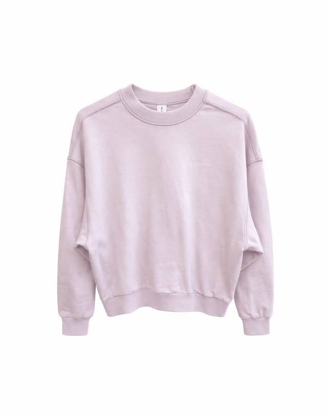 Sweatshirt BASIC- pastel lilac