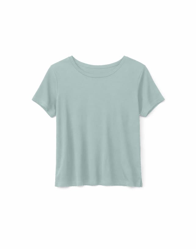 T-Shirt - pale aqua