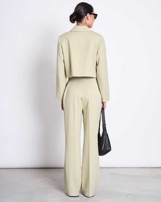 Wide Pants CORALIA - pistachio