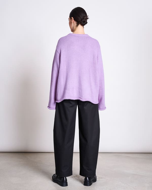 Jumper SONA WOOLY - lavender