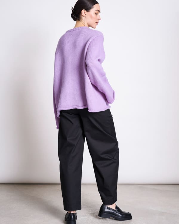 Jumper SONA WOOLY - lavender
