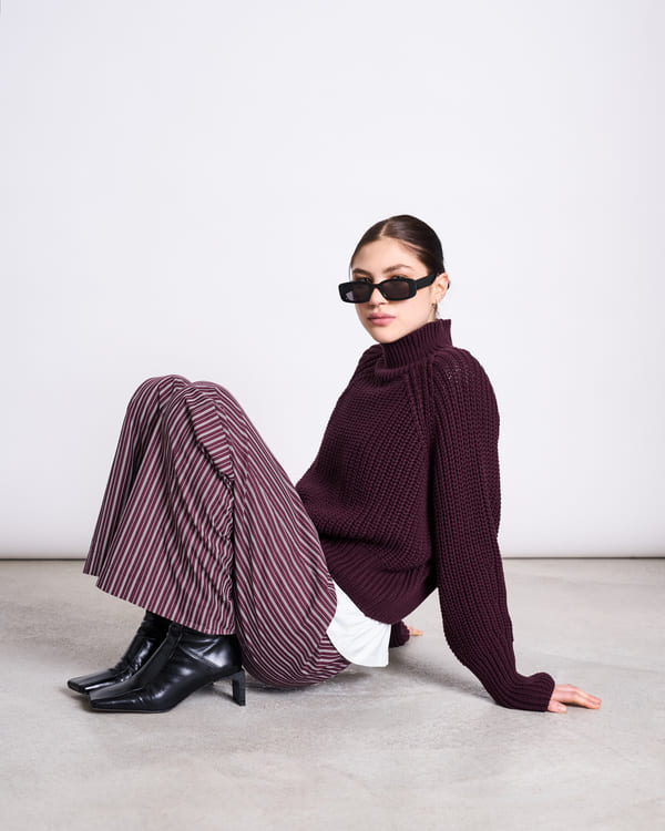 Jumper OLA - cherry laquer