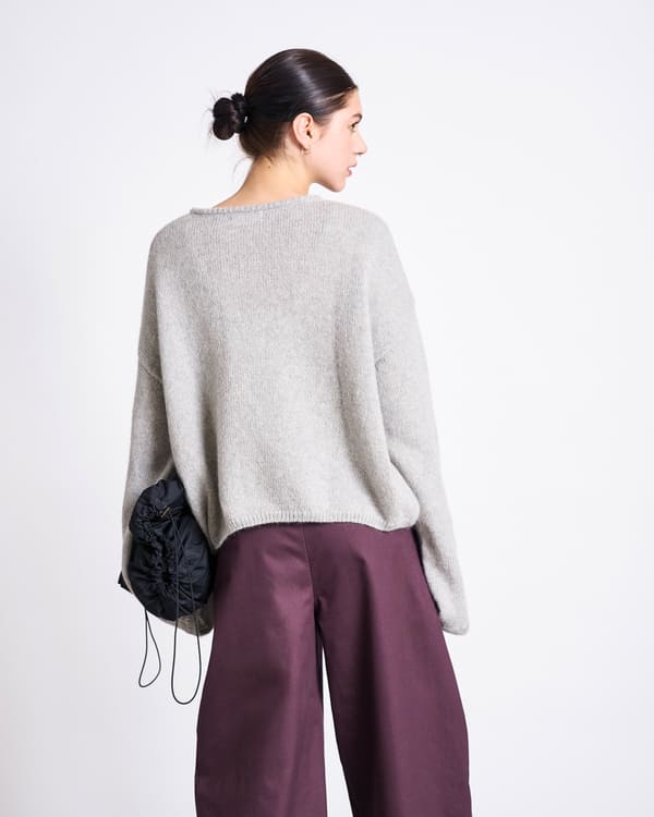 Pants YAURI- cherry laquer