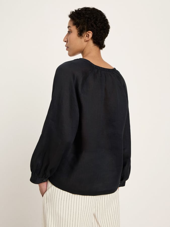 3/4 Arm Bluse - onyx