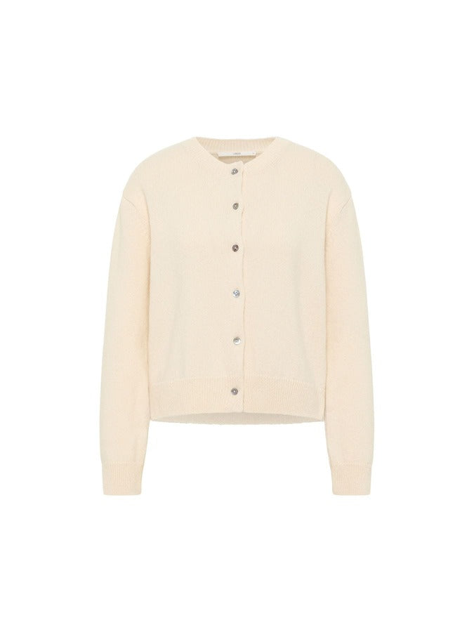Boxy Strickjacke - off white