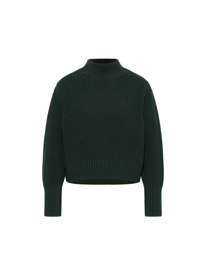 Grobstrickpullover- forest