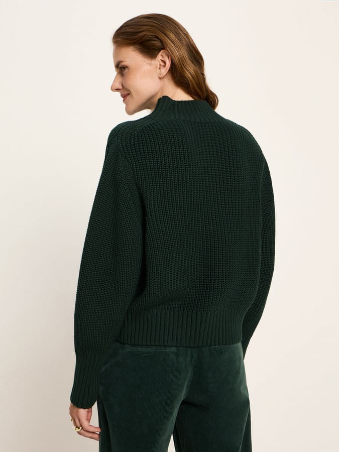 Grobstrickpullover- forest