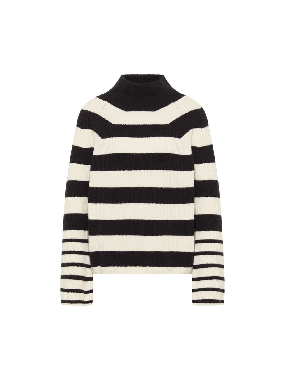 Rippenpullover - off white