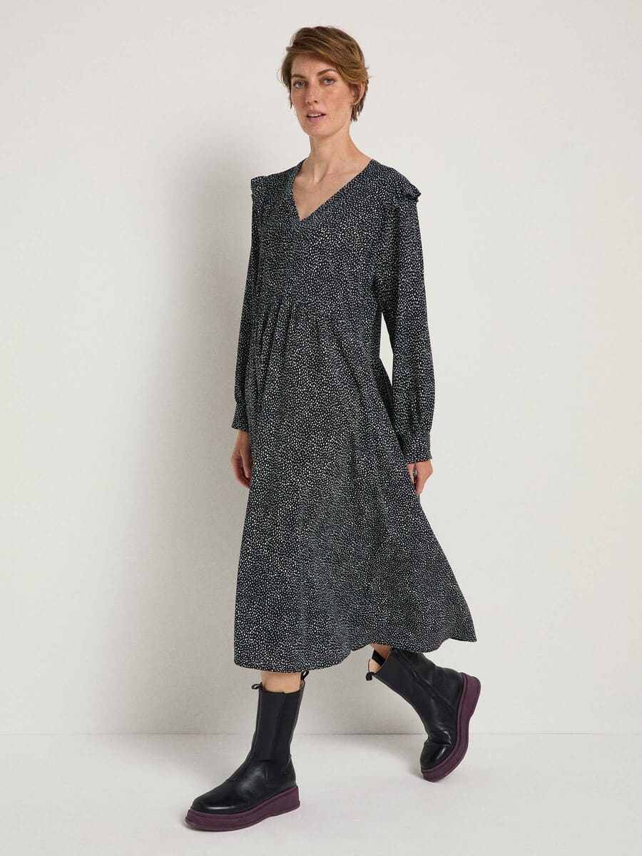 Midikleid Dots