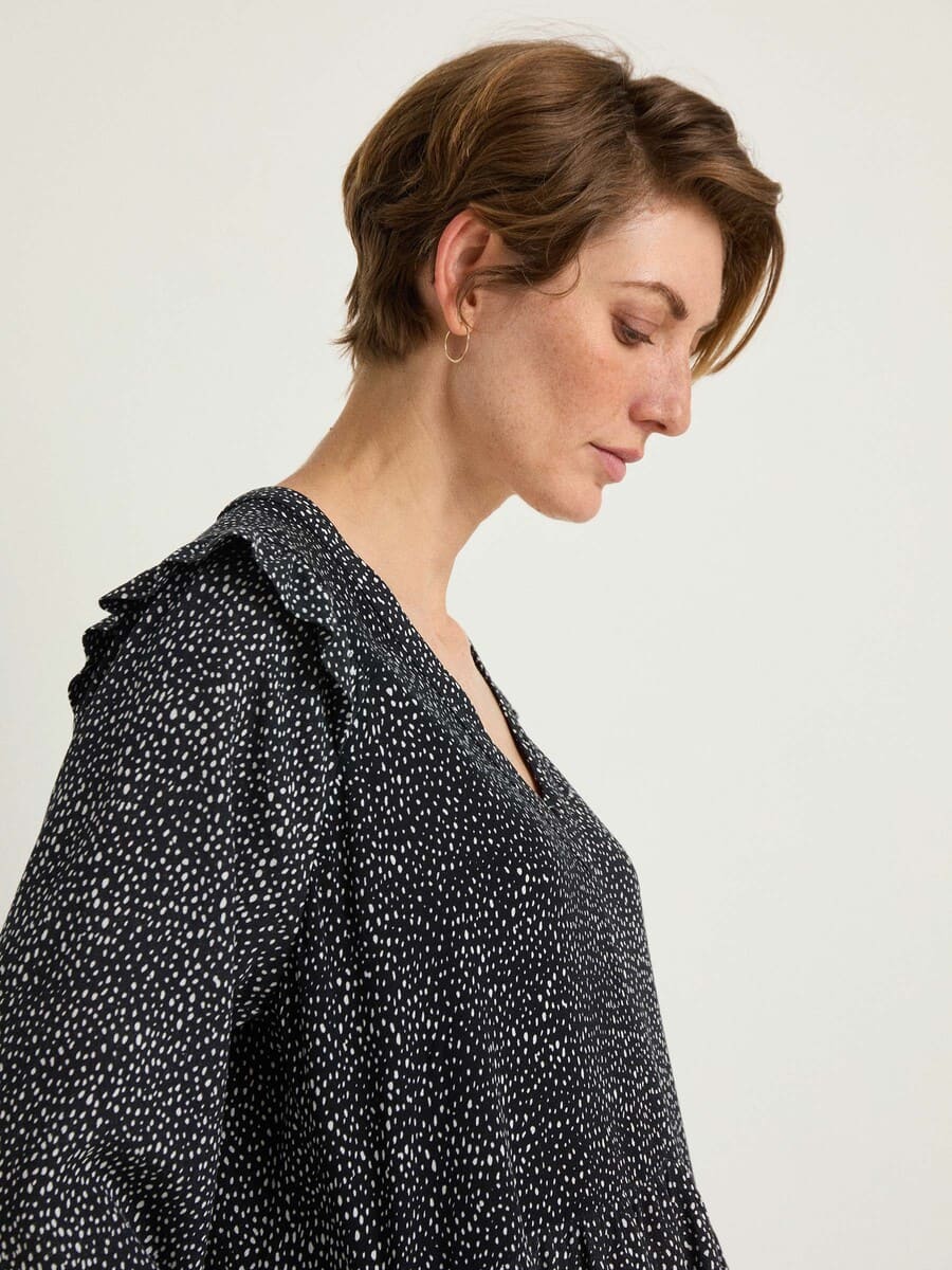 Midikleid Dots