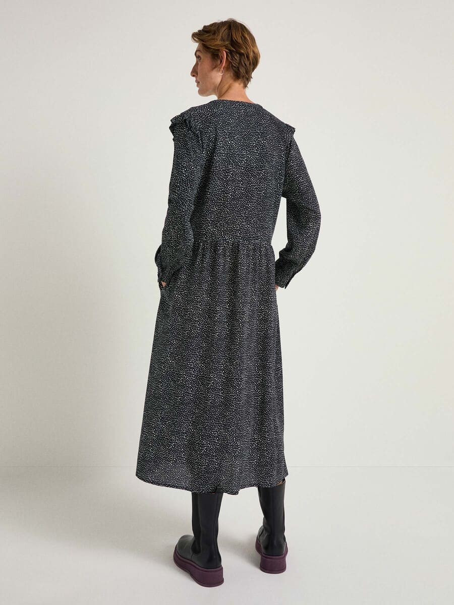 Midikleid Dots