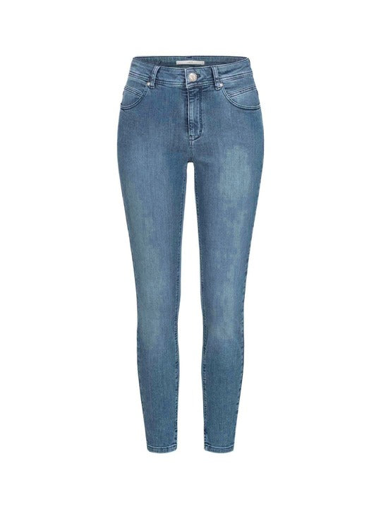 High Waist Jeans - blue denim