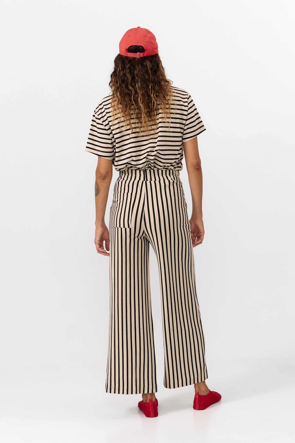 Pants PALAU - black stripes