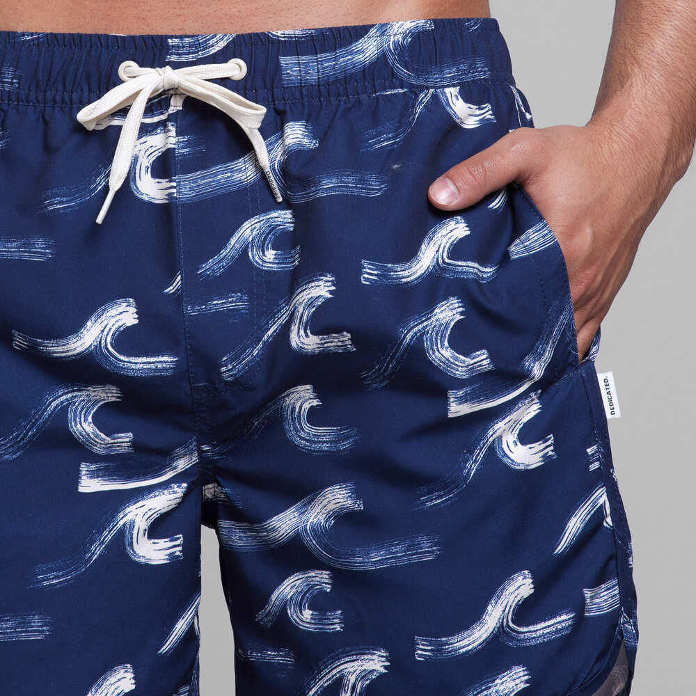 Swim Shorts SANDHAMN - brushed waves