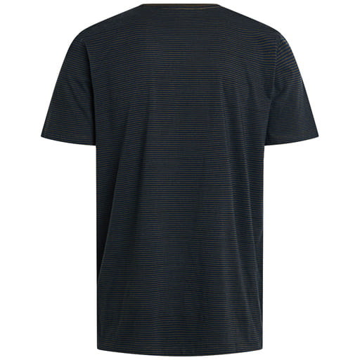 Striped Basic T-Shirt - forrest night