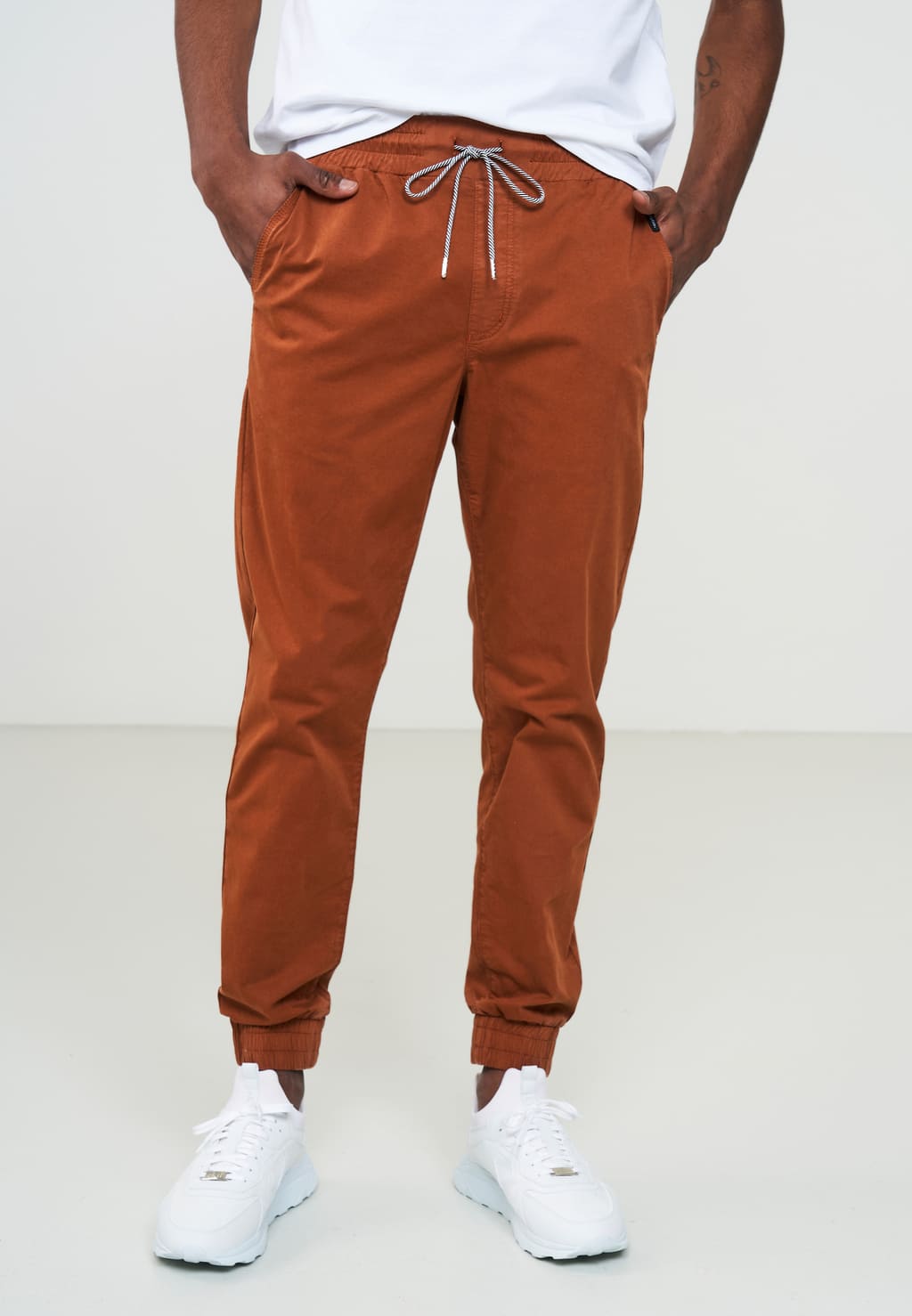 Pants MUSA - Jogg Chino - maple brown