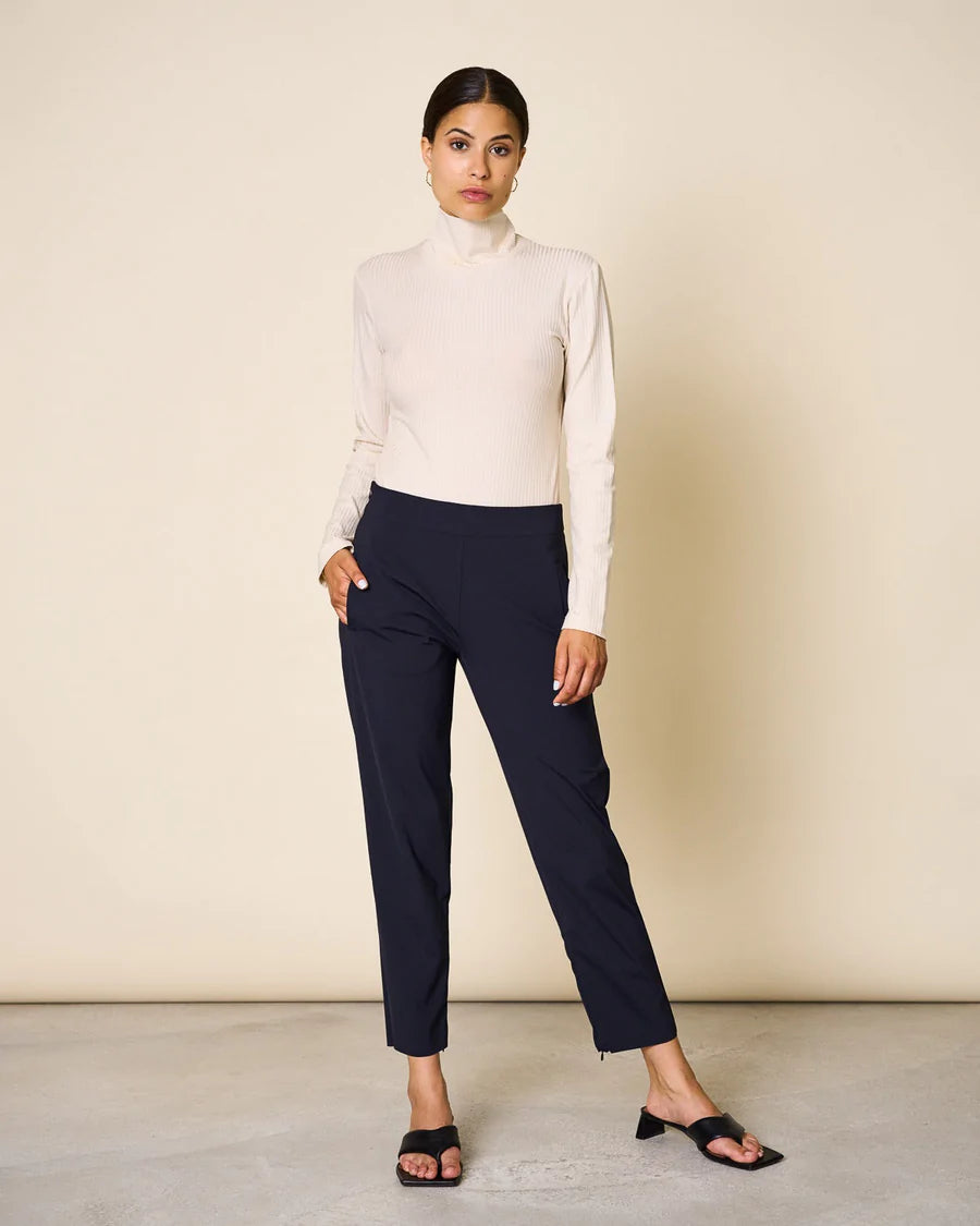 Pants STRAIGHT Neoprene - black