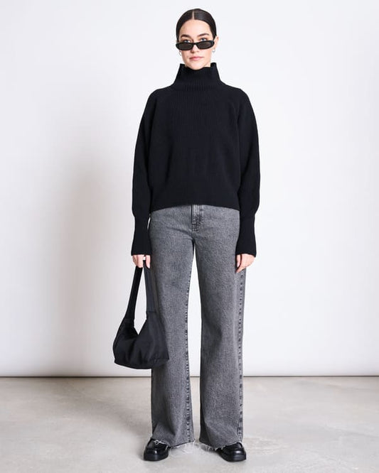 Jumper OLA WOOLY - black