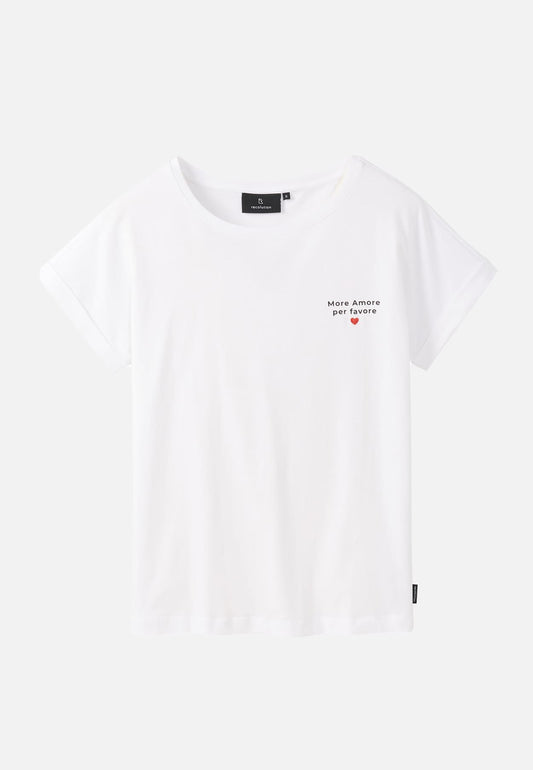 T-Shirt CAYENNE MORE AMOR - white