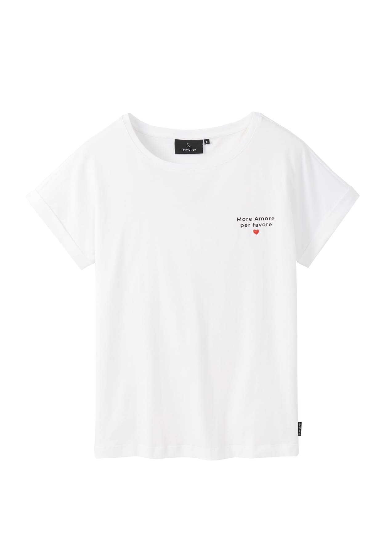 T-Shirt CAYENNE MORE AMOR - white