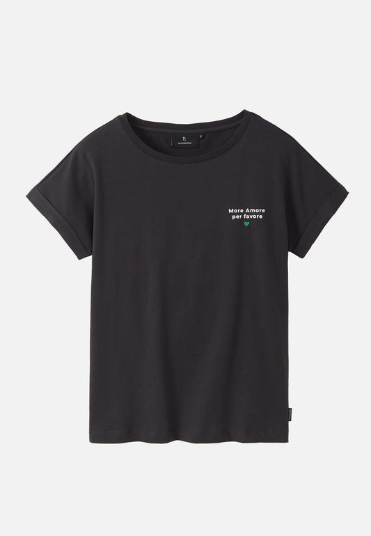 T-Shirt CAYENNE MORE AMOR - black