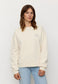 Sweatshirt NERINE GOOD VIBES - artic white