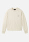 Sweatshirt NERINE GOOD VIBES - artic white