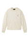 Sweatshirt NERINE GOOD VIBES - artic white