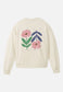 Sweatshirt NERINE GOOD VIBES - artic white