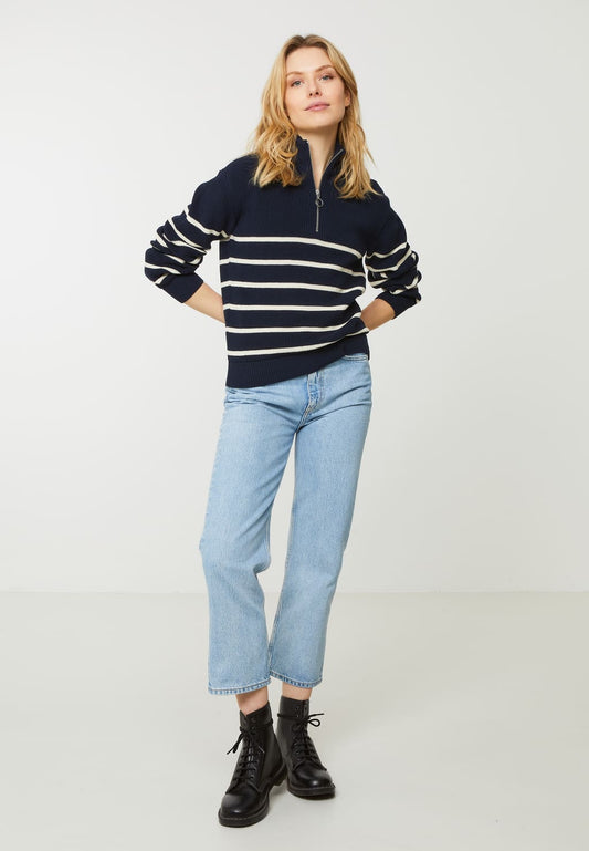 Troyer JUVENNA - stripes dark navy
