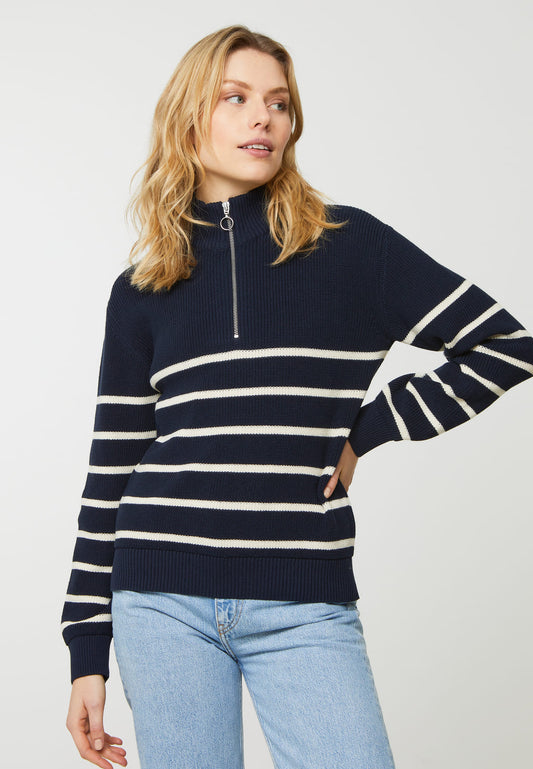Troyer JUVENNA - stripes dark navy