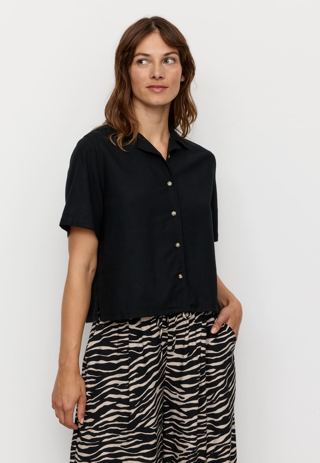 Bluse CAMELLIA - black
