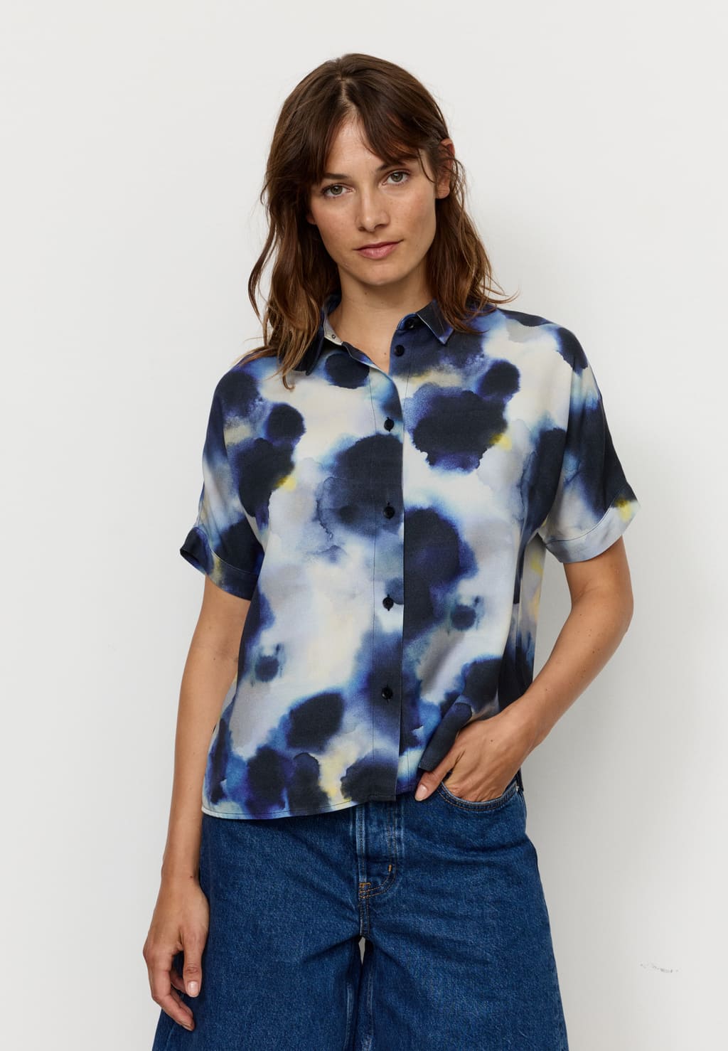 Bluse LOTUS WATERDROP - blue