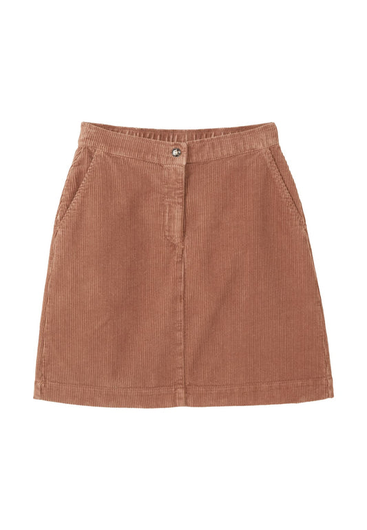 Skirt WISTERIA - cognac brown