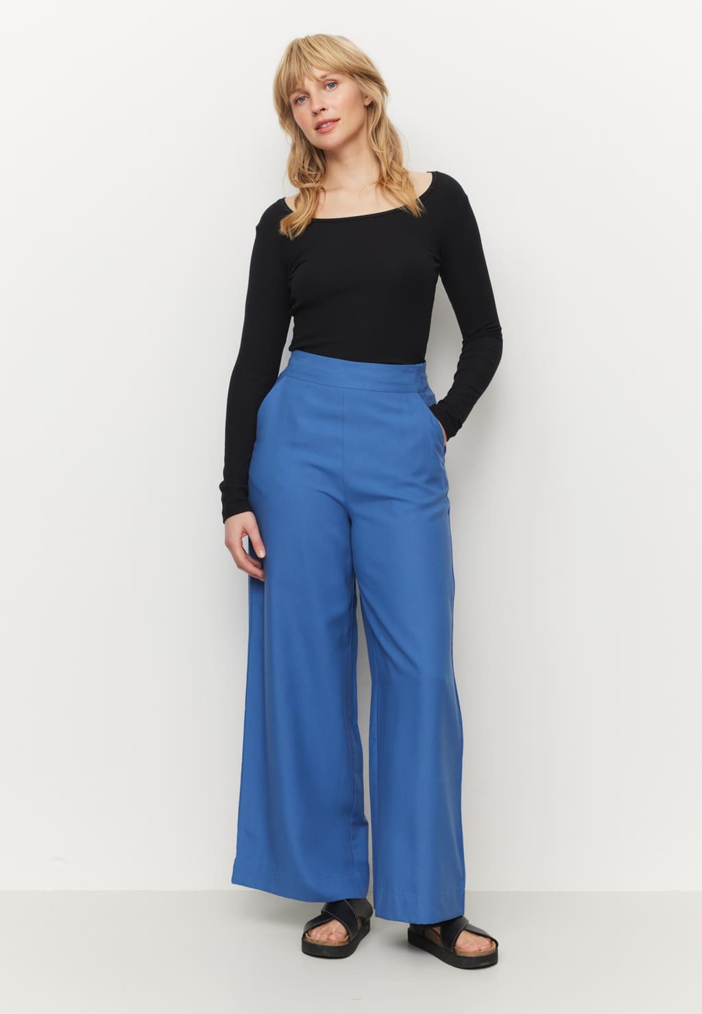 Pants PILEA - electric blue